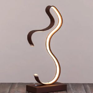 Skip to the end of the images gallery Skip to the beginning of the images gallery Product Dimensions 3D Model Dimension image Work Your Way (Brown, Dimmable LED with Remote Control) Table Lamp