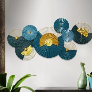 Creative Teal Metal Wall Art & Wall Decor