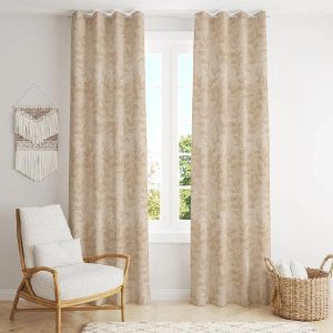 Zephyr Jacquard Single Curtain (Beige)